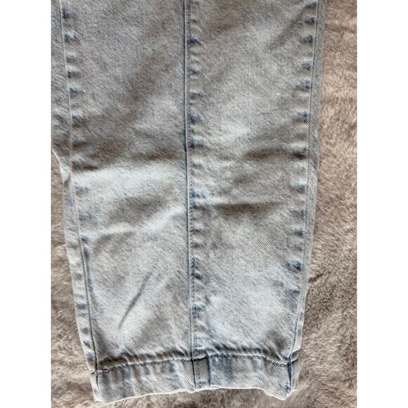 Made and Loved by LOFT Light Wash Denim Joggers Women’s Size L - Picture 3 of 6